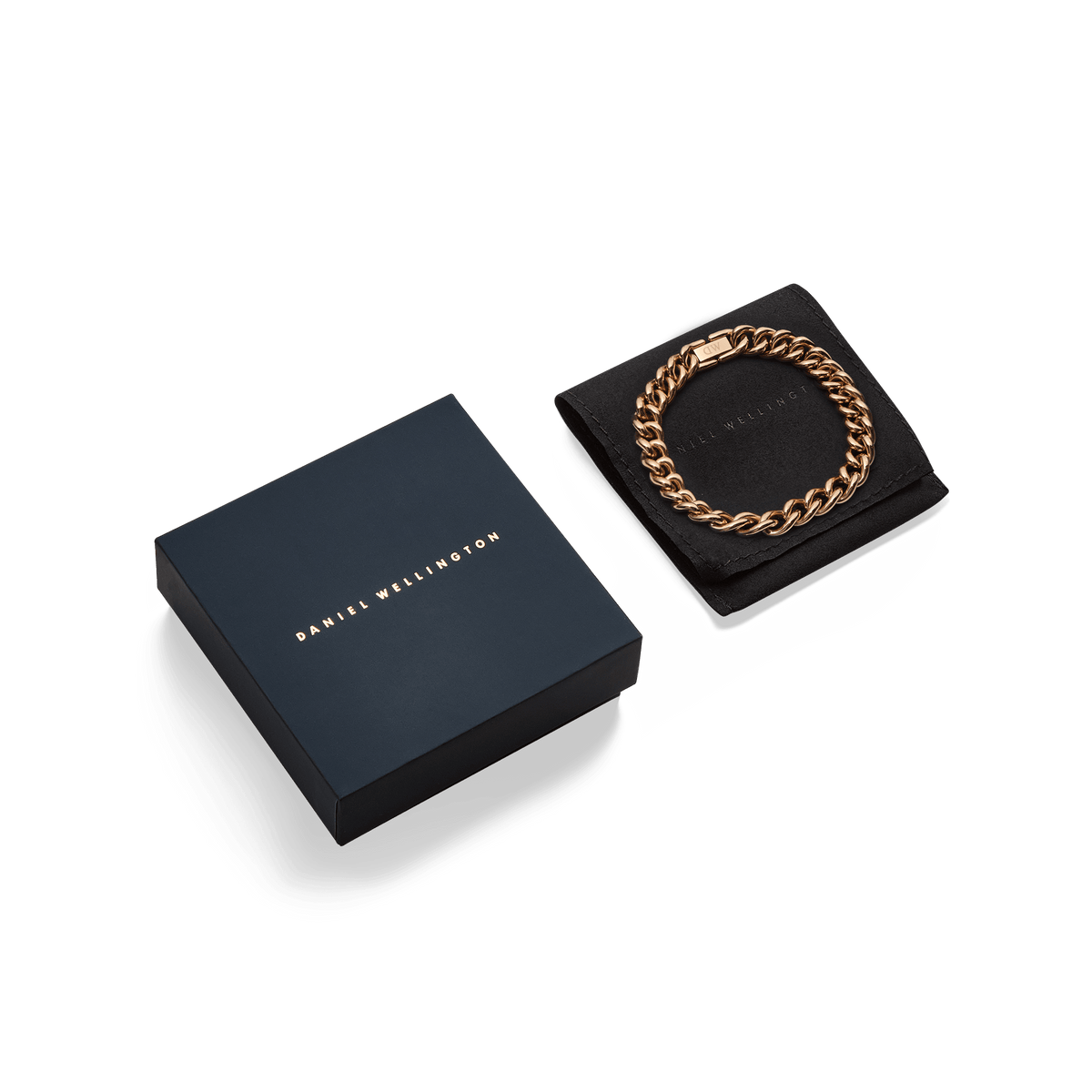 Chunky Chain Bracelet Rose Gold