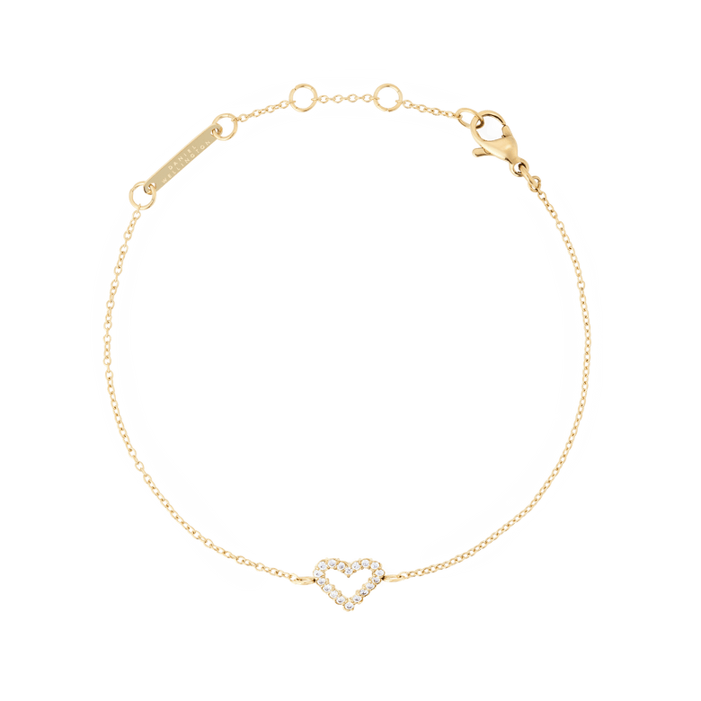 Mirelle Heart Bracelet Gold