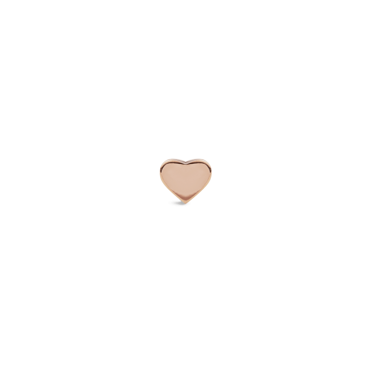 Heart Stud Rose Gold