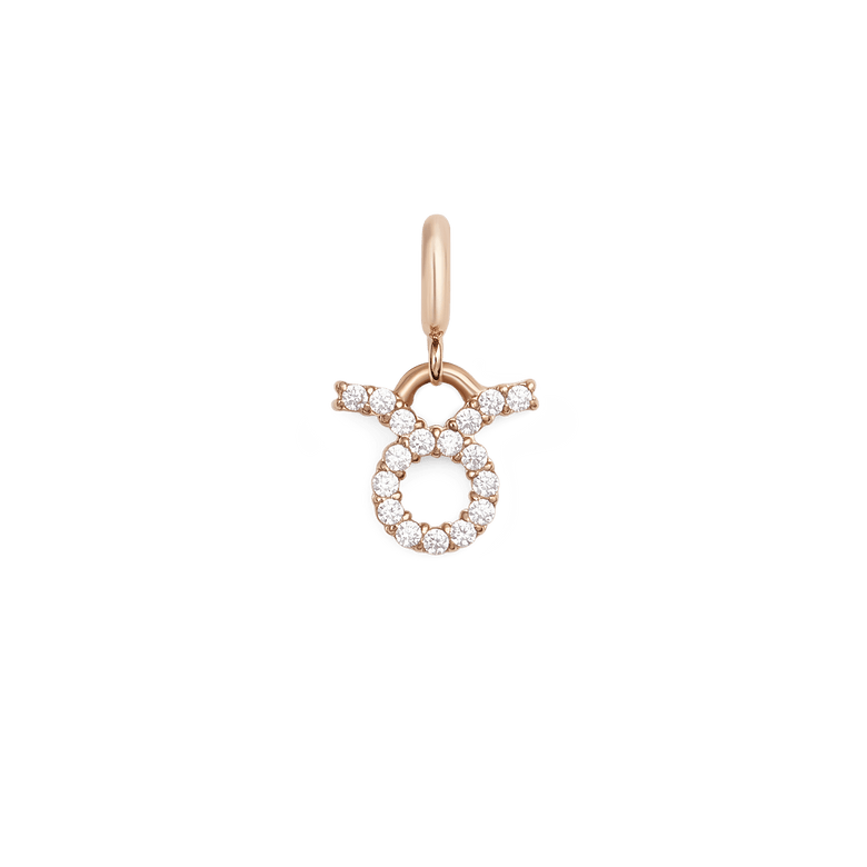 Zodiac Watch Charm Rose Gold
