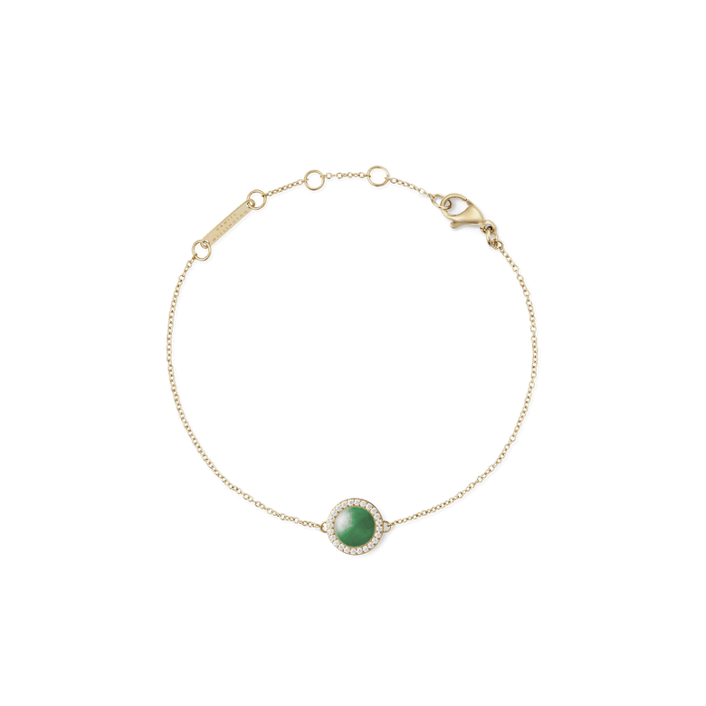Audrey Bracelet Jade Gold