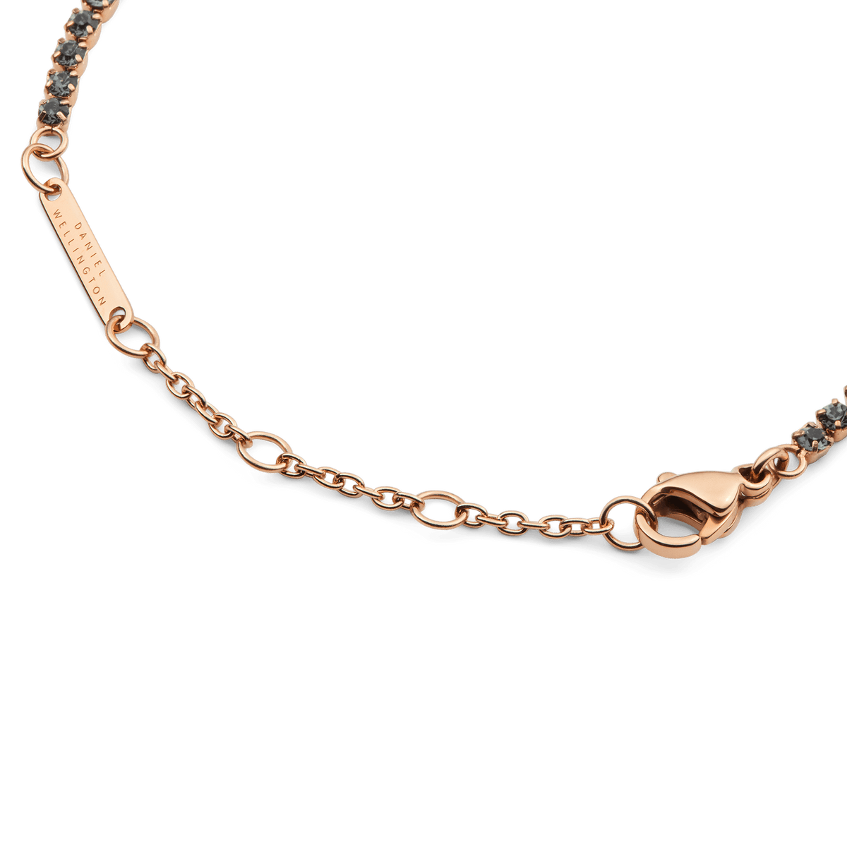 Classic Tennis Bracelet Nightfall Rose Gold