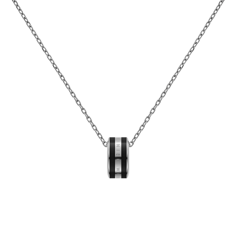 Emalie Necklace Silver Black