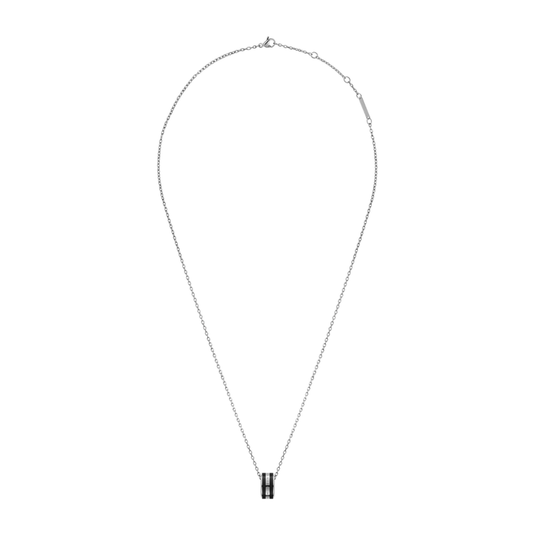 Emalie Necklace Silver Black