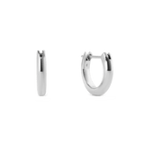 Arch Earrings Silver 9mm