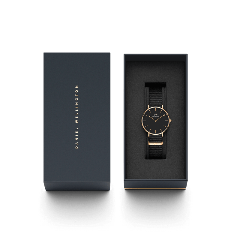 Petite Cornwall Black Rose Gold
