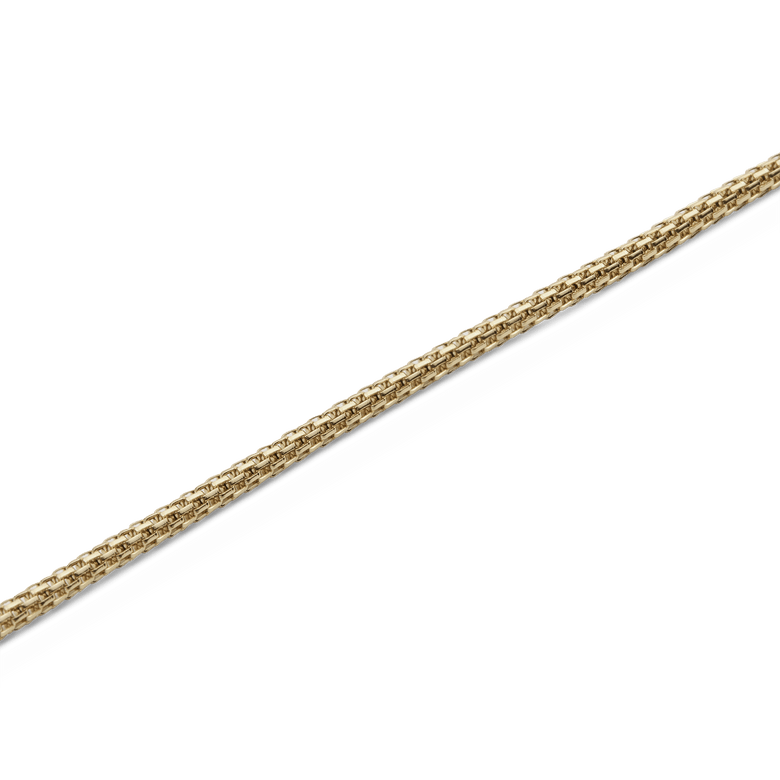Tide Mesh Necklace Gold 1.8