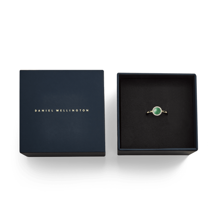 Audrey Ring Jade Gold