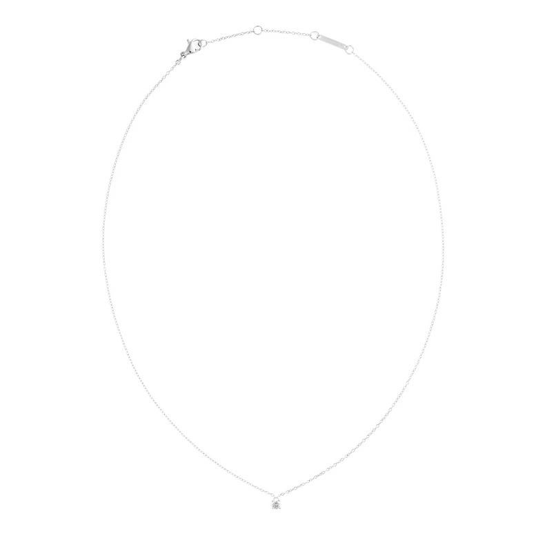 Mirelle Solitaire Necklace Silver