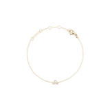 Crystal Zodiac Chain Bracelet Gold