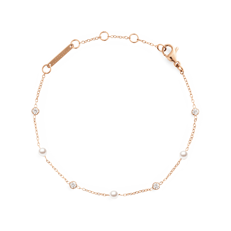 Pearl Bracelet Rose Gold