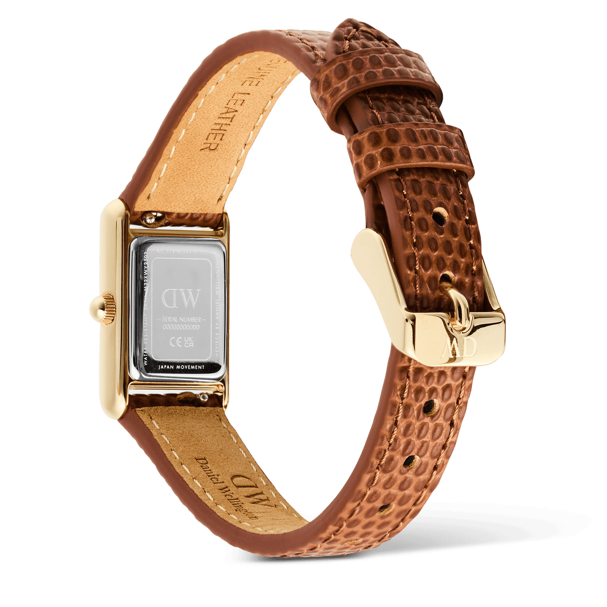 Bound Mini Light Brown Lizard Gold