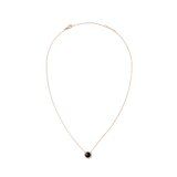 Audrey Necklace Black Agathe Rose Gold