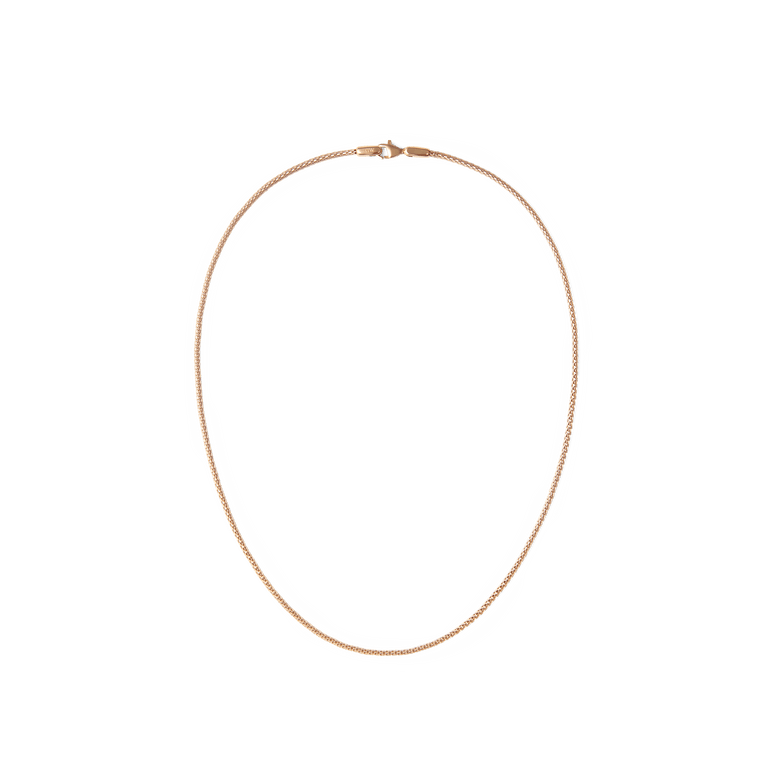 Tide Mesh Necklace Rose Gold 1.8