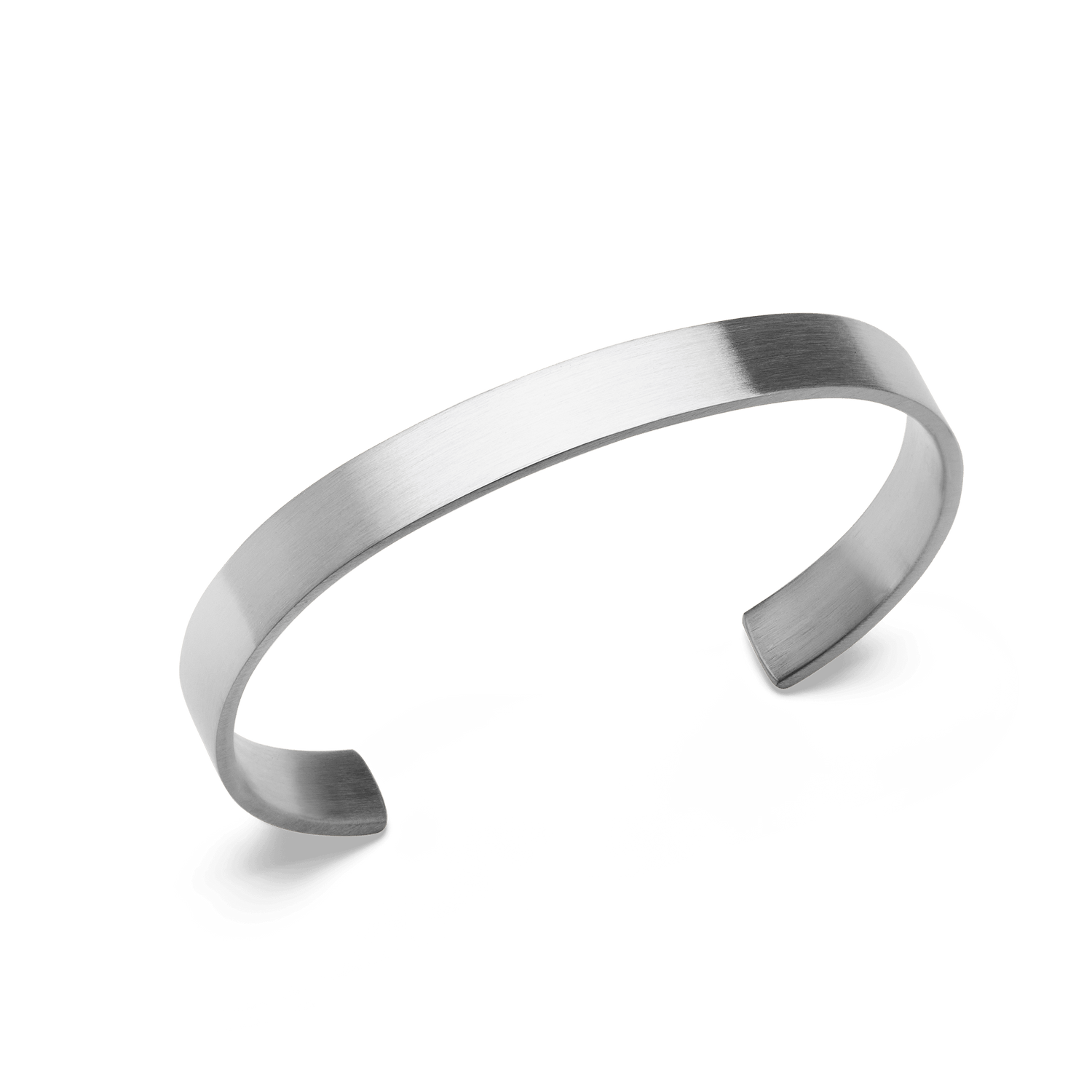 Line Cuff Brushed Silver