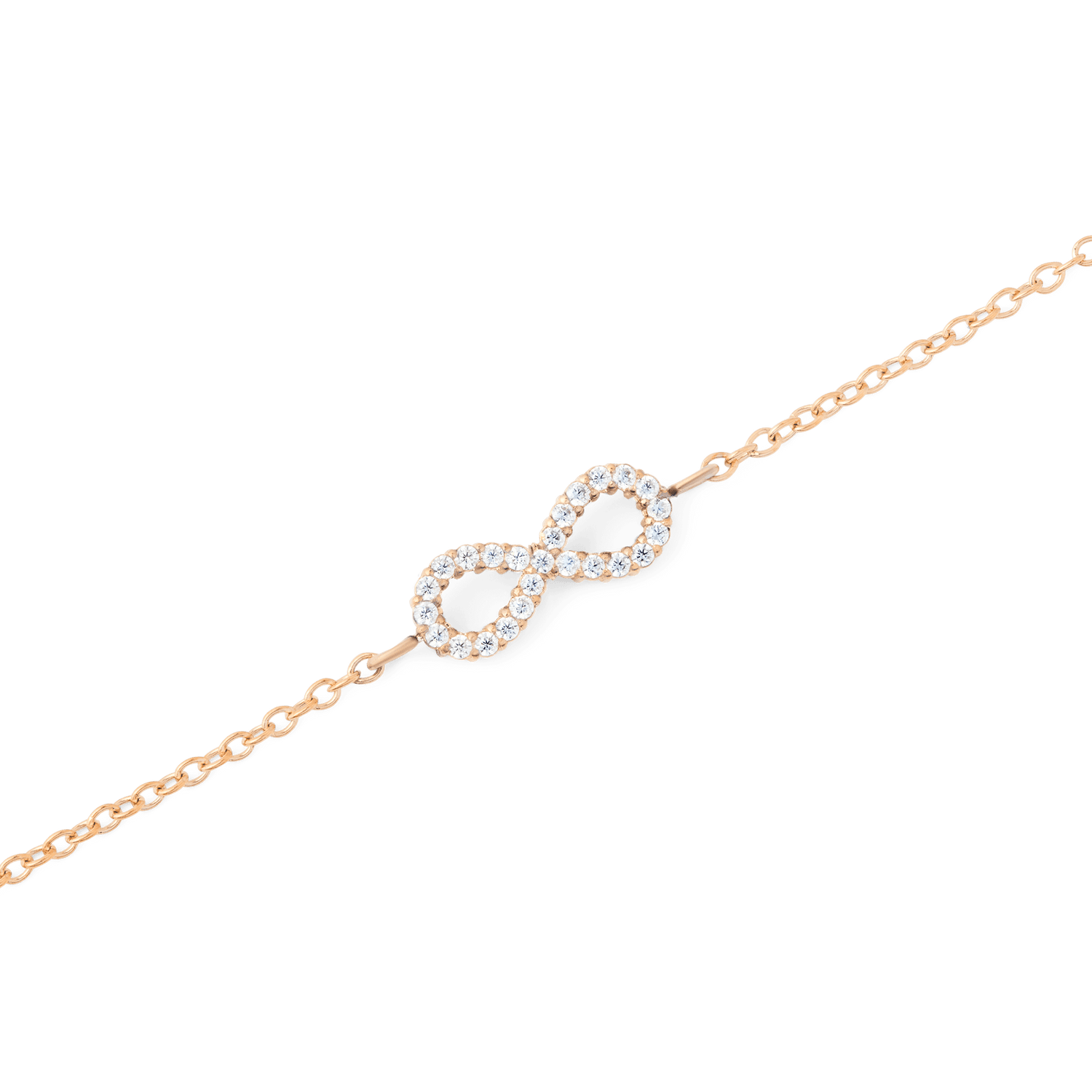 Mirelle Infinity Bracelet Rose Gold